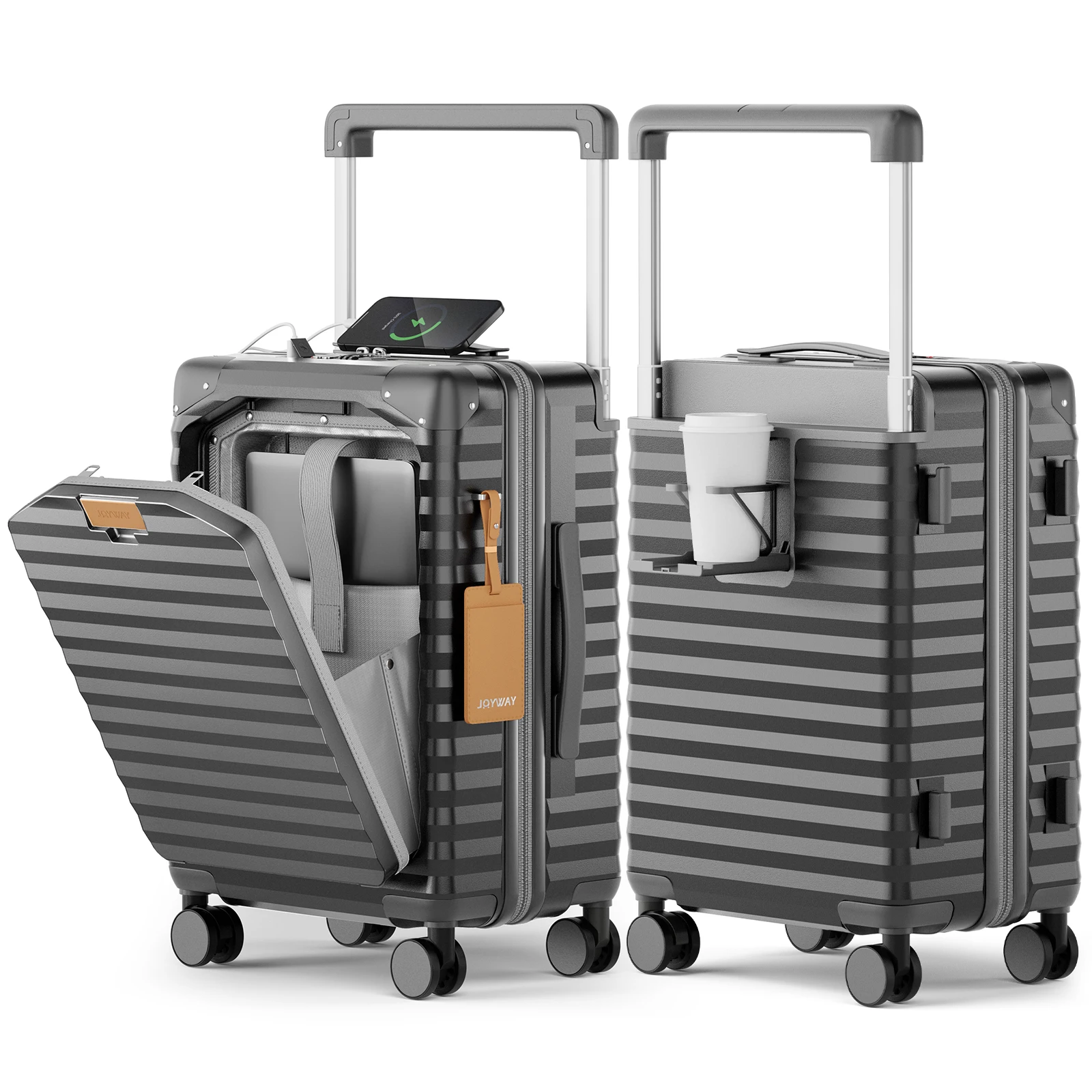 20 inch Front-opening Carry-on, Spinner Wheels. - Image 5