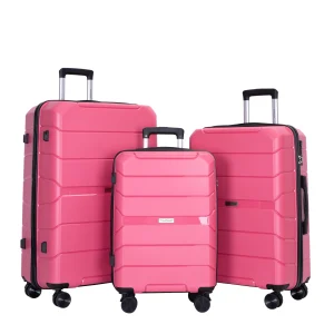 Hardshell Suitcase Spinner Wheels PP Luggage Sets. - Thumbnail Image 8