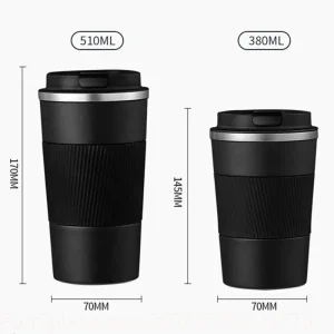 Stainless Steel Thermal Coffee Mug Non Slip Travel. - Thumbnail Image 2