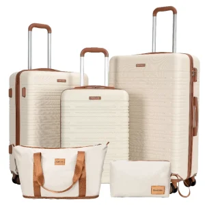 4-Piece ABS Suitcase With Spinner Wheels. - Thumbnail Image 5