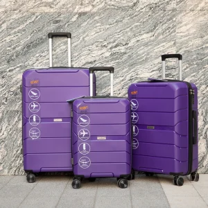 Hardshell Suitcase Spinner Wheels PP Luggage Sets. - Thumbnail Image 9