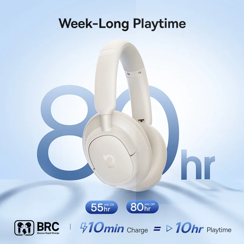 Wireless Headphones Bluetooth 6.0 98% Noise Canceling. - Image 2