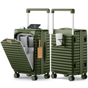 20 inch Front-opening Carry-on, Spinner Wheels. - Thumbnail Image 4