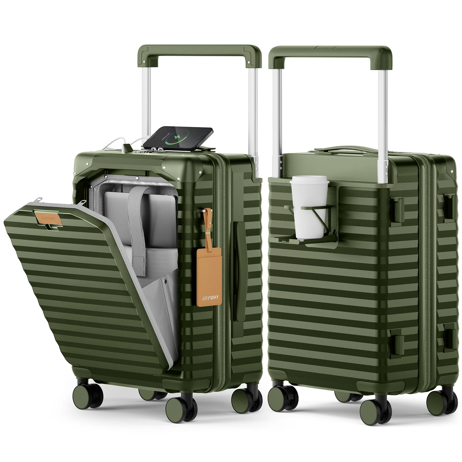 20 inch Front-opening Carry-on, Spinner Wheels. - Image 4