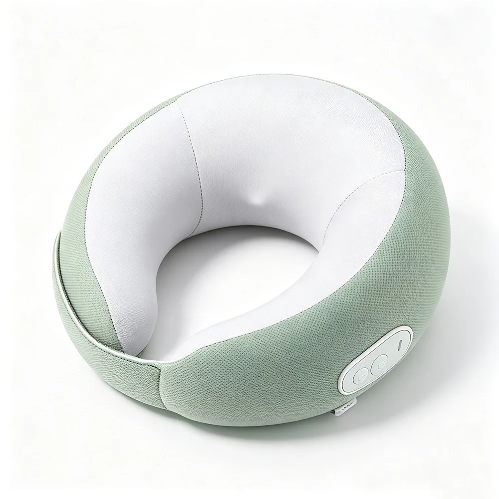 Travel Neck Pillow, Electric, 2 Mode Heated Neck Shoulder Massage. - Image 2