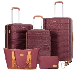 4-Piece ABS Suitcase With Spinner Wheels. - Thumbnail Image 7