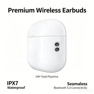 Bluetooth Wireless Earbuds with Heart Rate Monitoring,