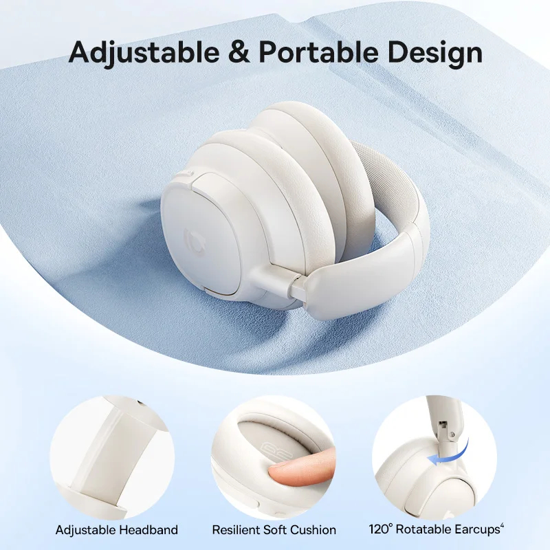 Wireless Headphones Bluetooth 6.0 98% Noise Canceling. - Image 3