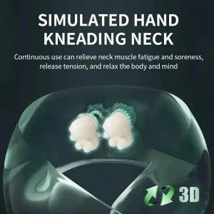 Travel Neck Pillow, Electric, 2 Mode Heated Neck Shoulder Massage. - Thumbnail Image 4