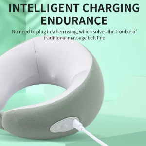Travel Neck Pillow, Electric, 2 Mode Heated Neck Shoulder Massage. - Thumbnail Image 3