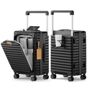 20 inch Front-opening Carry-on, Spinner Wheels. - Thumbnail Image 7