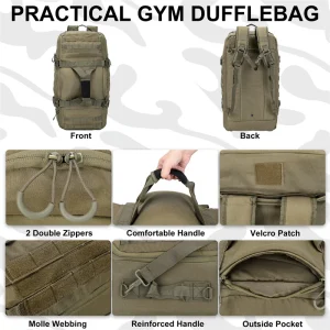 30L 45L 80L Travel Backpack Large Duffel Bag - Thumbnail Image 3