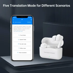 Translator Earbuds,144 Languages, Bidirectional Real-time. - Thumbnail Image 3