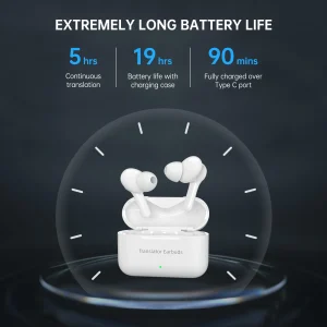 Translator Earbuds,144 Languages, Bidirectional Real-time. - Thumbnail Image 4