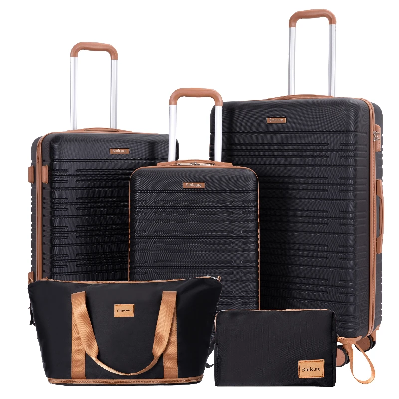 4-Piece ABS Suitcase With Spinner Wheels. - Image 4