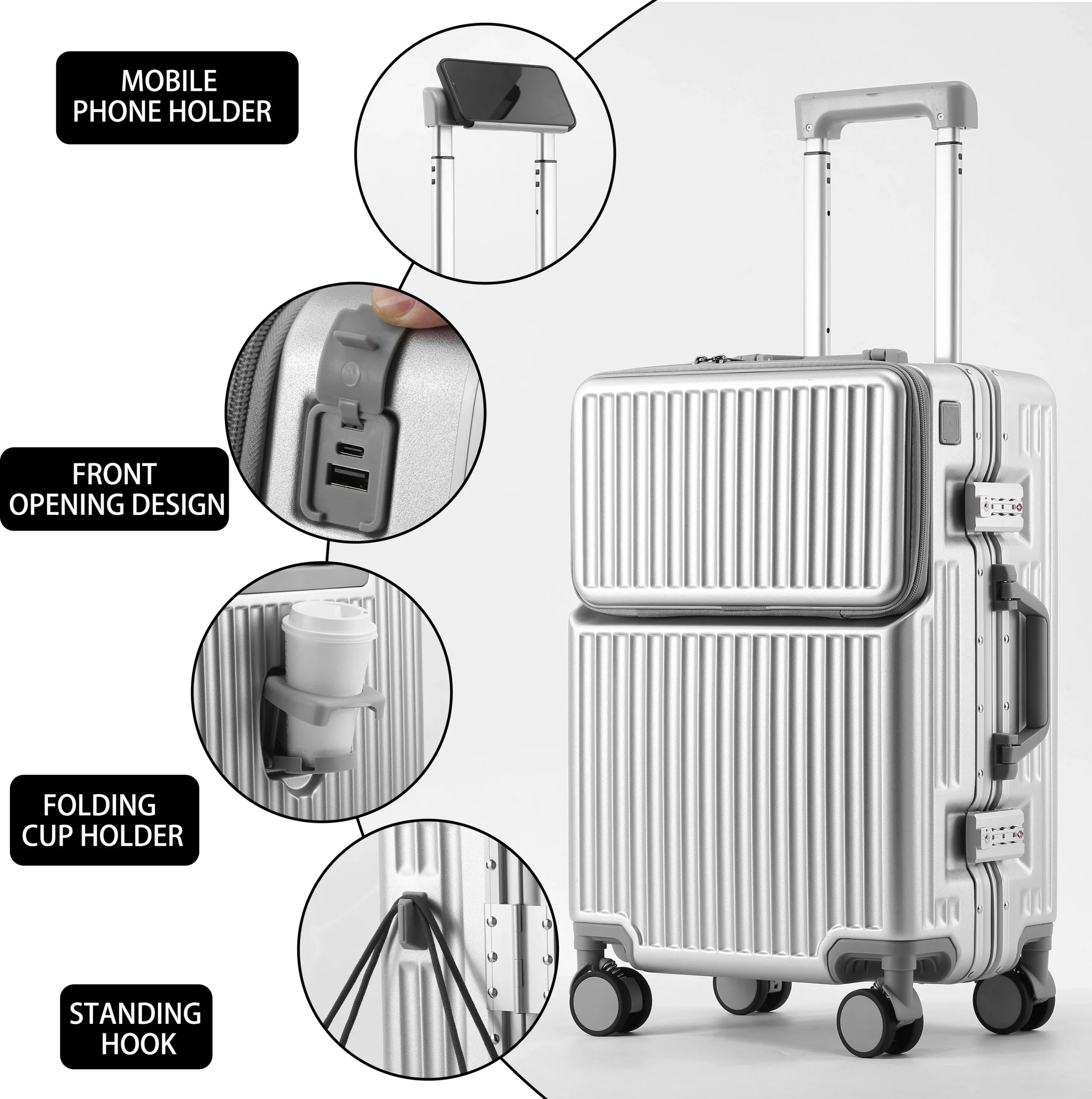 20/24 inch Travel Carry-On Luggage Laptop Bag - Image 1