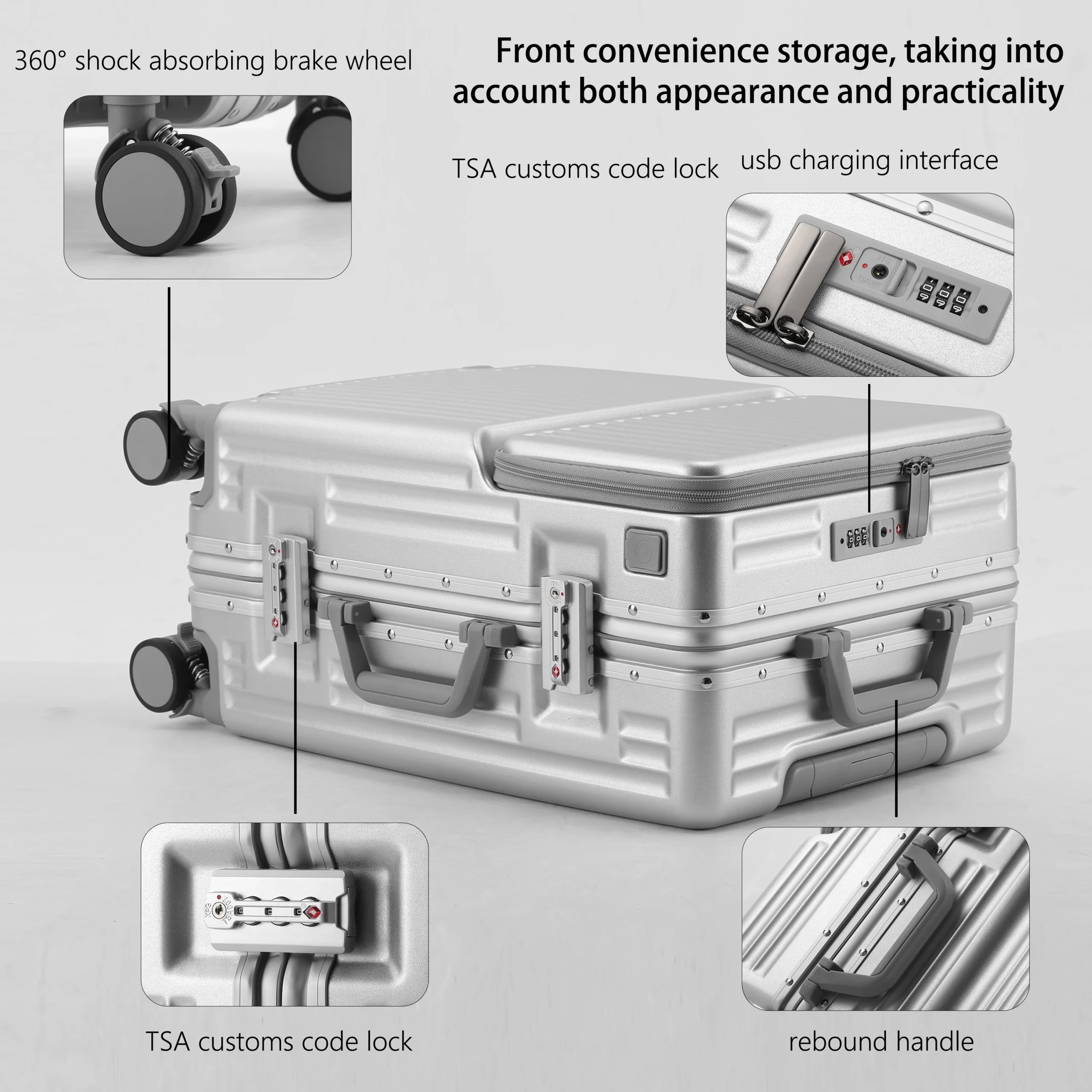 20/24 inch Travel Carry-On Luggage Laptop Bag - Image 4